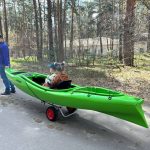 Купити зелений каяк Ranchero для відпочинку з дітьми
