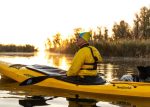 Каяк SeaBird Ranchero на річці, вид збоку